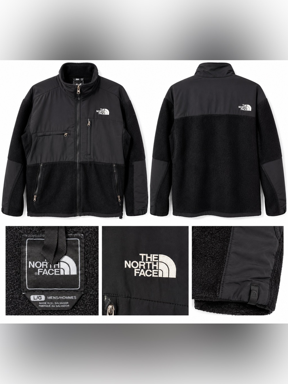 The North Face Black Lightweight Fleece Jacket